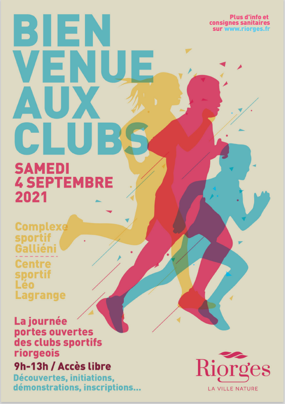 Bienvenue aux Clubs de Riorges 04/09/2021