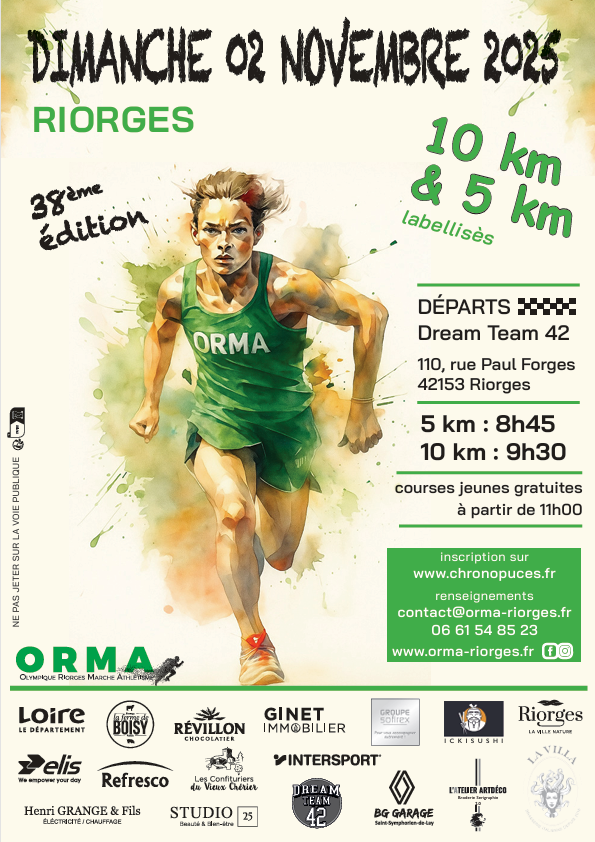 5 et 10 Km de Riorges